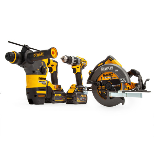 Dewalt DCK357T2 18/54V 3 Piece Kit - DCD796 Combi Drill, DCH333 SDS Hammer & DCS575 Circular Saw (2 x FLEXVOLT 6.0Ah Batteries) with 2 x TOUGHSYSTEM Boxes - 6 Dewalt DCK357T2 18/54V 3 Piece Kit - DCD796 Combi Drill, DCH333 SDS Hammer & DCS575 Circular Saw (2 x FLEXVOLT 6.0Ah Batteries) with 2 x TOUGHSYSTEM Boxes - 6