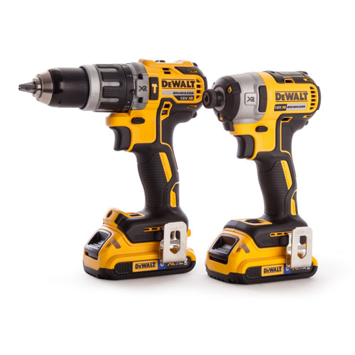 Dewalt DCK266D2B 18V XR DCD796 Combi Drill + DCF887 Impact Driver (2 x 2.0Ah Bluetooth Batteries) - 6