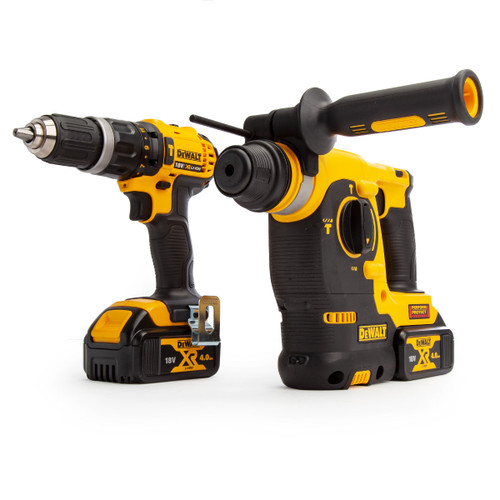 Dewalt DCK206M2T 18V XR Twin Pack - DCD785 Combi Drill + DCH253 SDS Hammer Drill (2 x 4.0Ah Batteries) with TSTAK Box - 6 Dewalt DCK206M2T 18V XR Twin Pack - DCD785 Combi Drill + DCH253 SDS Hammer Drill (2 x 4.0Ah Batteries) with TSTAK Box - 6