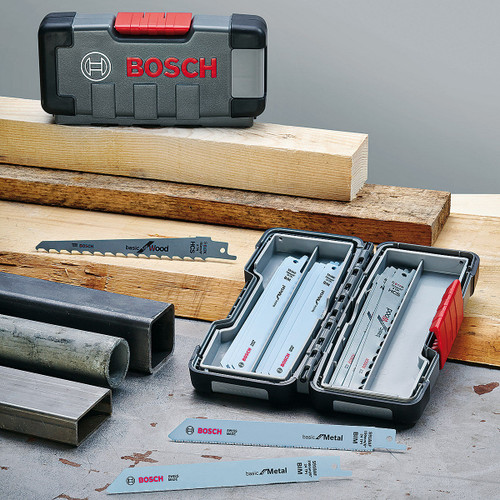 Bosch Recip Saw Blades for Wood / Metal Tough Box Toolstop