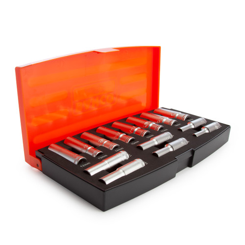 Bahco S1214L Deep Socket Set 3/8in Drive (14 Piece) - 4 Bahco S1214L Deep Socket Set 3/8in Drive (14 Piece) - 4