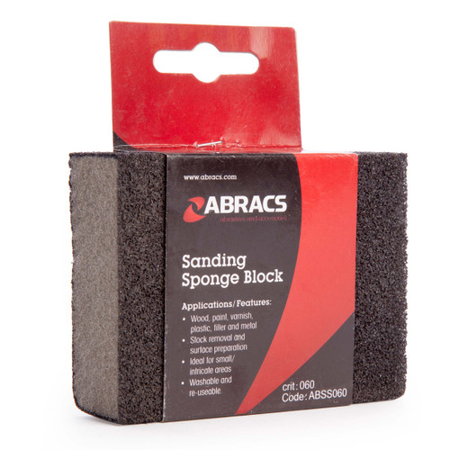 Buy Abracs ABSS060 Sanding Sponge Block 60 Grit at Toolstop Buy Abracs ABSS060 Sanding Sponge Block 60 Grit at Toolstop