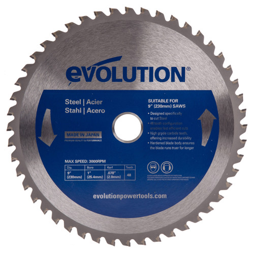 Evolution EVOBLADE230 Mild Steel Blade 230mm - 1