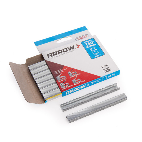 Buy Arrow 50524 T50 Staples 8mm 5/16in ( Pack Of 1250) at Toolstop