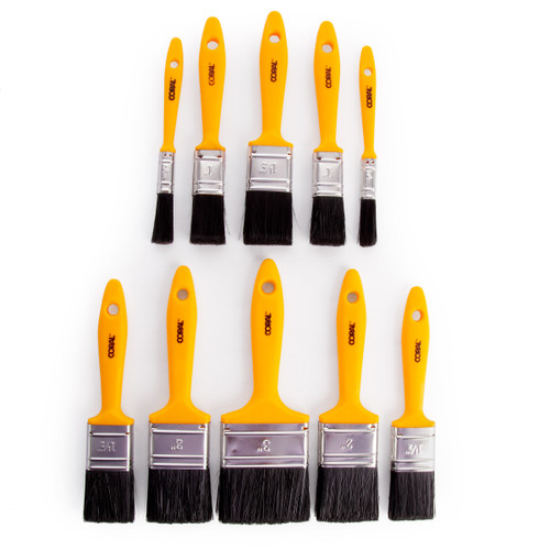 Coral 31303 Essentials Paint Brush Set (10 Piece) - 2