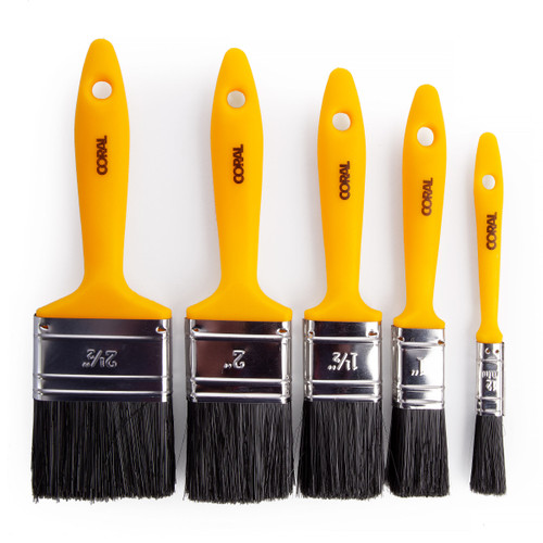 Coral 31302 Essentials Paint Brush Set (5 Piece) - 2 Coral 31302 Essentials Paint Brush Set (5 Piece) - 2