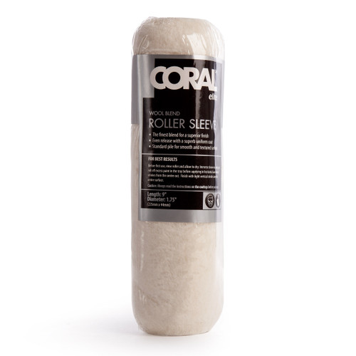 Buy Coral 41813 Wool Blend Roller Sleeve 9in / 225mm at Toolstop