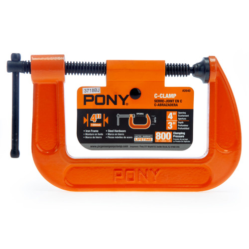 Pony 2640 Classic Hobby C-Clamp 4in