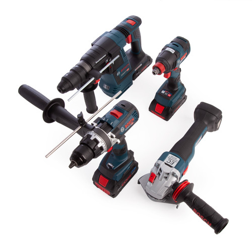 Bosch GSB18V85C 18V Robust Series Professional Heavy Duty 4 Piece Kit (2 x 4.0Ah & 1 x 8.0Ah ProCORE Batteries) - 6