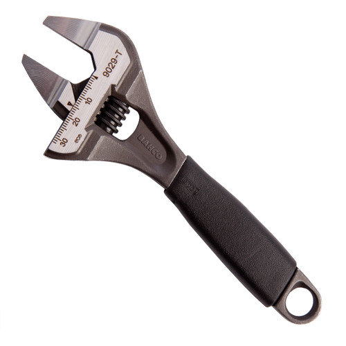 Bahco 9029-T Adjustable Wrench  6in / 153mm - 32mm Extra Wide Slim Jaw Capacity - 2