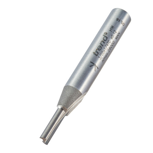 Trend 3/05X1/4TC TCT Two Flute Router Cutter 3mm x 1/4" Shank - 1 Trend 3/05X1/4TC TCT Two Flute Router Cutter 3mm x 1/4" Shank - 1