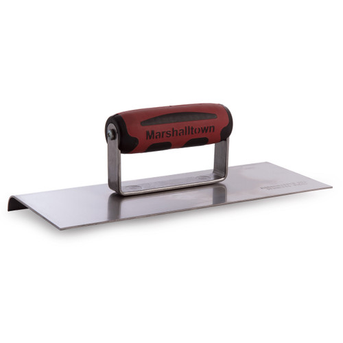 Marshalltown M192SSD Stainless Steel Edging Trowel with Durasoft Handle 10 x 4" - 1 Marshalltown M192SSD Stainless Steel Edging Trowel with Durasoft Handle 10 x 4" - 1