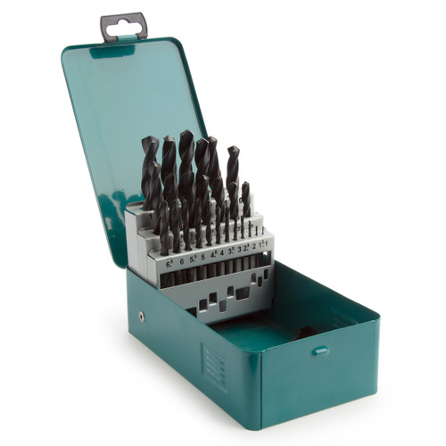 Makita D-54097 Assorted HSS-R Set in Metal Case (25 Piece) - 3 Makita D-54097 Assorted HSS-R Set in Metal Case (25 Piece) - 3