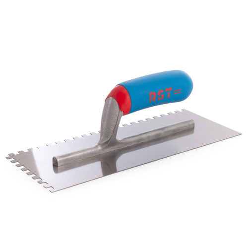 Buy RST RTR8002 Notched Trowel With Soft Touch Handle 11 x 4 1/2in 6mm Notch at Toolstop