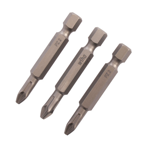 Trend Snappy SNAP/PZ/2 Pozi No. 2 Bit Set 50mm (Pack Of 3) - 2 Trend Snappy SNAP/PZ/2 Pozi No. 2 Bit Set 50mm (Pack Of 3) - 2