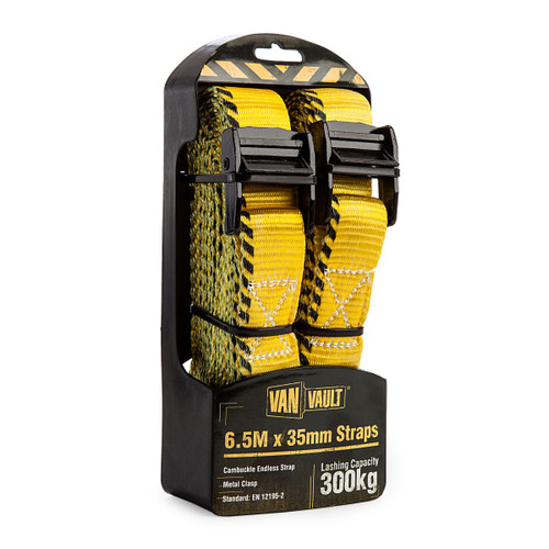 Van Vault S10681 Ratchet Strap 6.5 Metres x 35mm - 1 Van Vault S10681 Ratchet Strap 6.5 Metres x 35mm - 1