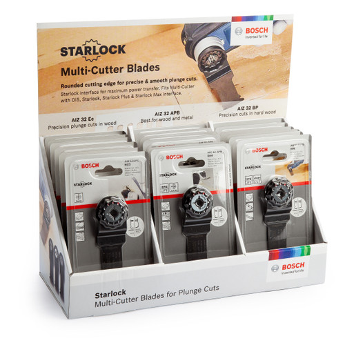 Bosch 06159975K6 Starlock Multi-Tool Blades Mixed (18 Piece) - 6