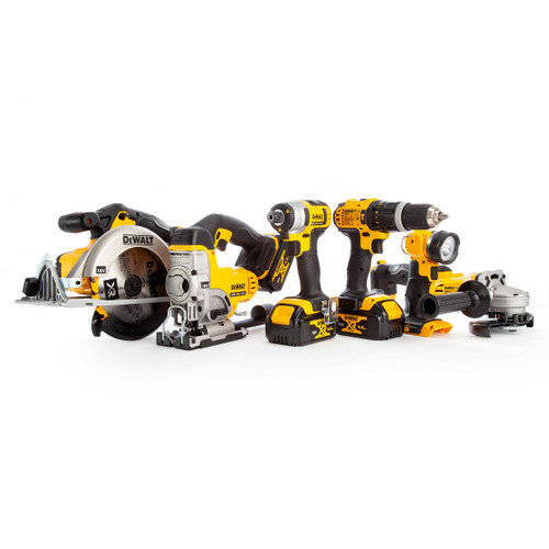 Dewalt DCK691M3 18V XR 6 Piece Kit - DCD785 Combi Drill, DCF885 Impact Driver, DCS391 Circular Saw, DCS331 Jigsaw, DCG412 Grinder & DCL040 Torch (3 x 4.0Ah Batteries) with 2 x TOUGHSYSTEM Kitboxes - 8 Dewalt DCK691M3 18V XR 6 Piece Kit - DCD785 Combi Drill, DCF885 Impact Driver, DCS391 Circular Saw, DCS331 Jigsaw, DCG412 Grinder & DCL040 Torch (3 x 4.0Ah Batteries) with 2 x TOUGHSYSTEM Kitboxes - 8