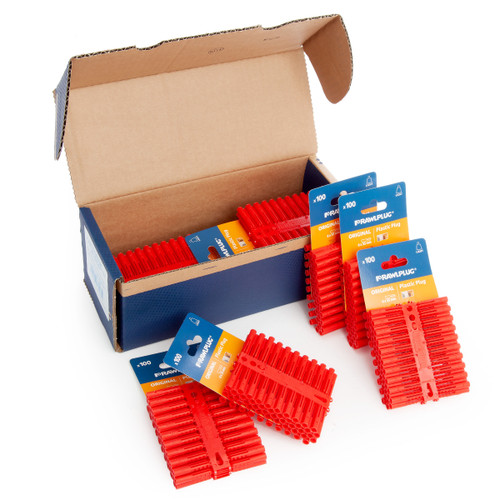 Rawlplug 10 x 100 R-OLD-RED-100-C (67-134) Rawlplugs on a Card - 6mm x 35mm - 2 Rawlplug 10 x 100 R-OLD-RED-100-C (67-134) Rawlplugs on a Card - 6mm x 35mm - 2