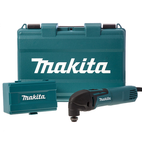 Buy Makita TM3000CX4 Multi-Cutter 320W Oscillating with 56 Accessories 240V at Toolstop Buy Makita TM3000CX4 Multi-Cutter 320W Oscillating with 56 Accessories 240V at Toolstop