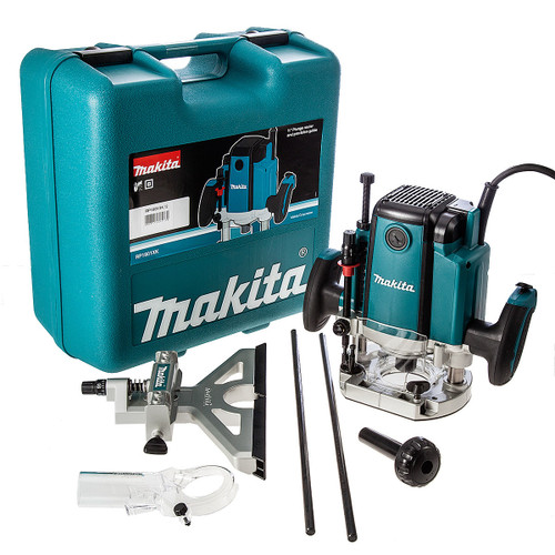 Buy Makita RP1801XK 1/2in Plunge Router in Kitbox 110V at Toolstop Buy Makita RP1801XK 1/2in Plunge Router in Kitbox 110V at Toolstop