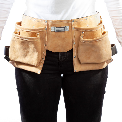 X Trade XTR0900001 Entry Level Tool Apron in Suede Leather - 3 X Trade XTR0900001 Entry Level Tool Apron in Suede Leather - 3