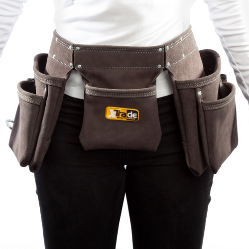Buy XTrade XTR0920001 Tool Apron in Suede Leather 11 Pockets at Toolstop Buy XTrade XTR0920001 Tool Apron in Suede Leather 11 Pockets at Toolstop