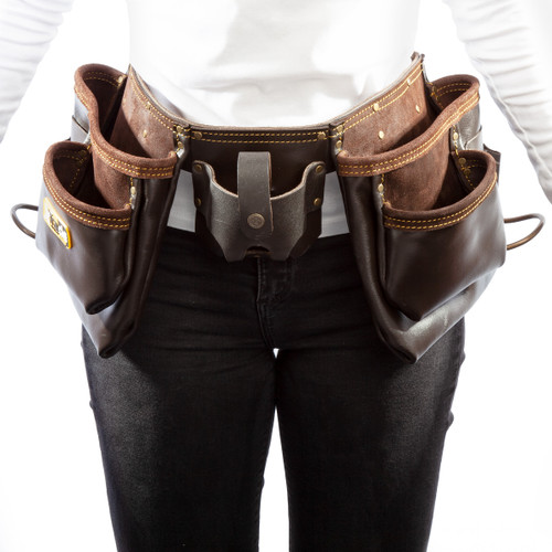 XTrade XTR0930001 Tool Apron in Oiled Leather 11 Pockets - 3 XTrade XTR0930001 Tool Apron in Oiled Leather 11 Pockets - 3
