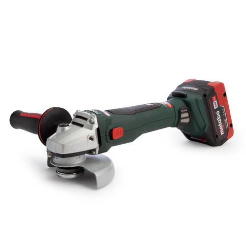 Buy Metabo 613077660 WB 18 LTX BL 125 QUICK Angle Grinder 125mm (2 x 5.5Ah Batteries) at Toolstop Buy Metabo 613077660 WB 18 LTX BL 125 QUICK Angle Grinder 125mm (2 x 5.5Ah Batteries) at Toolstop