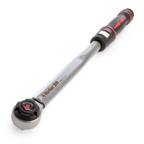 Norbar 15044 Model 200 Industrial Ratchet Torque Wrench 1/2 Inch Square Drive 40 - 200 N.m - 1