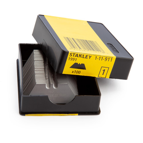 Buy Stanley 1-11-911 Standard Knife Blades (1991) - (Pack of 100) at Toolstop