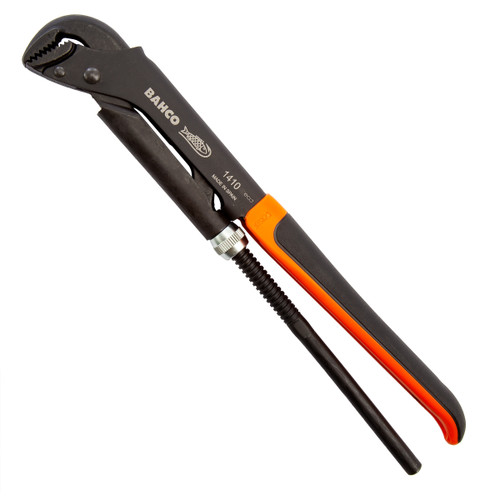 Bahco 1410 Ergo Swedish Pattern 90 Degree Pipe Wrench 320mm - 45mm Capacity - 3 Bahco 1410 Ergo Swedish Pattern 90 Degree Pipe Wrench 320mm - 45mm Capacity - 3