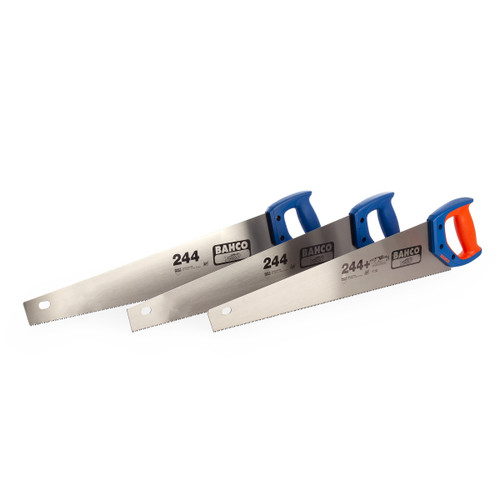 Bahco 244-22-TP-2 Hand Saw Triple Pack - 2 x 244/22 and 1 Barracuda - 2 Bahco 244-22-TP-2 Hand Saw Triple Pack - 2 x 244/22 and 1 Barracuda - 2