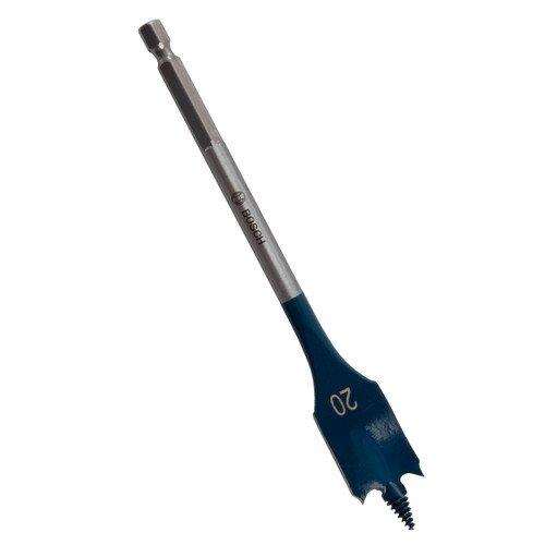 Bosch 2608595491 SelfCut Speed Flat Drill Bit with Hex Shank 20mm x 152mm - 1 Bosch 2608595491 SelfCut Speed Flat Drill Bit with Hex Shank 20mm x 152mm - 1