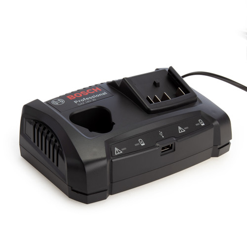 Bosch GAX 18V-30 Professional 12V/18V Dual Charger with USB Port - 1 Bosch GAX 18V-30 Professional 12V/18V Dual Charger with USB Port - 1
