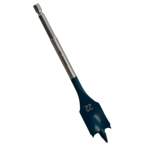 Bosch 2608595492 SelfCut Speed Flat Drill Bit with Hex Shank 22mm x 152mm - 1 Bosch 2608595492 SelfCut Speed Flat Drill Bit with Hex Shank 22mm x 152mm - 1