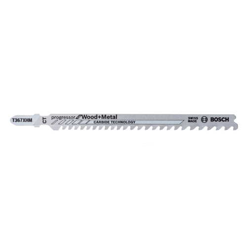 Bosch 2608667562 T367XHM Carbide Jigsaw Blades for Wood & Metal (Pack Of 3) - 1 Bosch 2608667562 T367XHM Carbide Jigsaw Blades for Wood & Metal (Pack Of 3) - 1