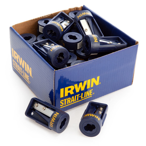 Irwin Strait-Line 233250 Carpenter's Pencil Sharpeners (Box of 25) - 2 Irwin Strait-Line 233250 Carpenter's Pencil Sharpeners (Box of 25) - 2