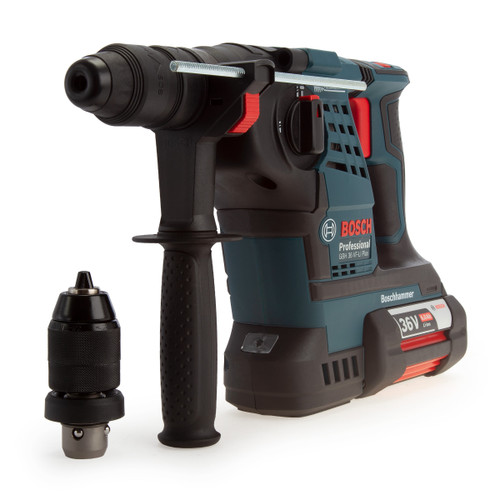 Buy Bosch GBH 36 VF-LI Plus Professional SDS Plus Rotary Hammer with QCC (2 x 6.0Ah Batteries) at Toolstop Buy Bosch GBH 36 VF-LI Plus Professional SDS Plus Rotary Hammer with QCC (2 x 6.0Ah Batteries) at Toolstop