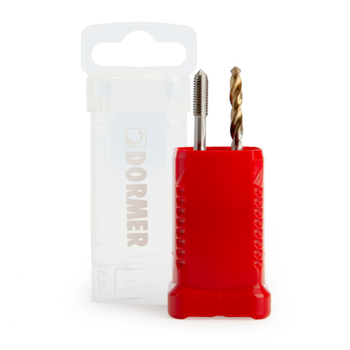 Buy Dormer L000E500M5NO3XA002 HSS Duo M5 Tap + 4.2mm A002 Drill (Set of 2) at Toolstop Buy Dormer L000E500M5NO3XA002 HSS Duo M5 Tap + 4.2mm A002 Drill (Set of 2) at Toolstop