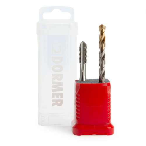 Buy Dormer L000E500M8NO2XA002 HSS Duo M8 Tap + 6.8mm A002 Drill (Set of 2) at Toolstop Buy Dormer L000E500M8NO2XA002 HSS Duo M8 Tap + 6.8mm A002 Drill (Set of 2) at Toolstop