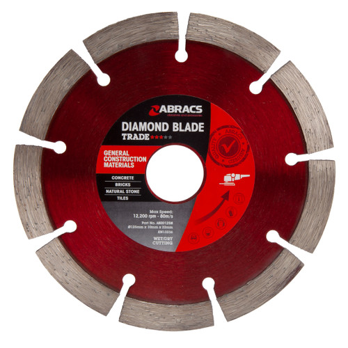 Abracs ABDD125M Trade General Purpose Diamond Blade