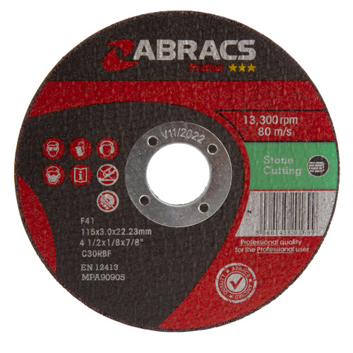 Abracs Proflex PF11530FS Flat Stone Cutting Discs