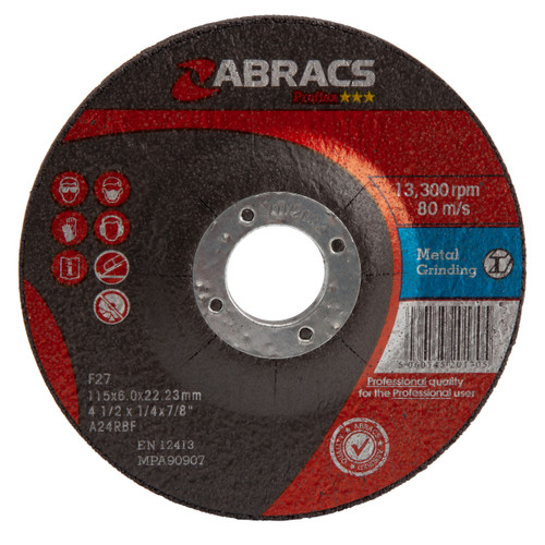 Abracs Proflex PF11560DM Metal Grinding Disc Abracs Proflex PF11560DM Metal Grinding Disc