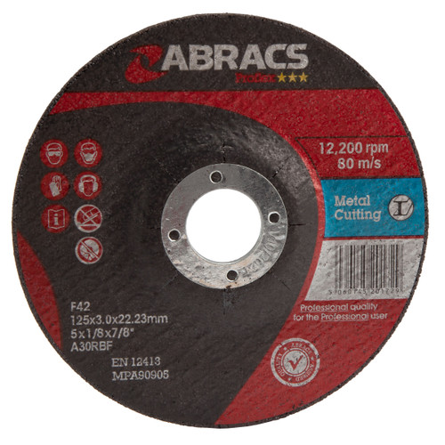 Abracs Proflex PF12530DM Metal Cutting Discs Abracs Proflex PF12530DM Metal Cutting Discs