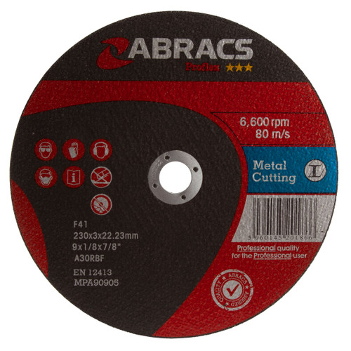 Abracs Proflex PF23030FM Flat Metal Cutting Discs Abracs Proflex PF23030FM Flat Metal Cutting Discs