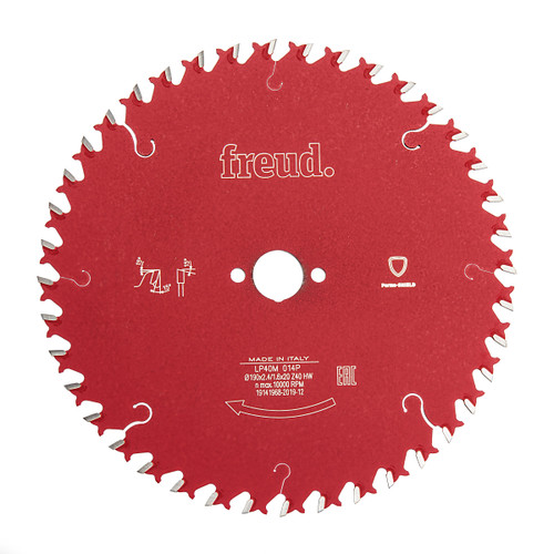 Freud F03FS03712 LP40M 014P Cross Cutting Saw Blade 190 x 2.4mm x 20 x 40T