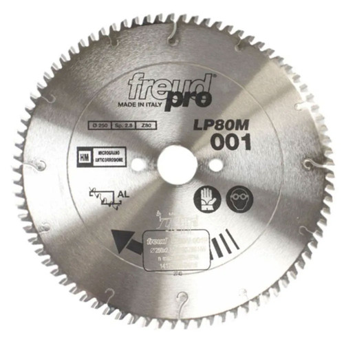 Freud F03FS03775 LP80M 001P for Non-Ferrous Metals Portable Machines 250 x 2.8 x 30 x 80T Freud F03FS03775 LP80M 001P for Non-Ferrous Metals Portable Machines 250 x 2.8 x 30 x 80T