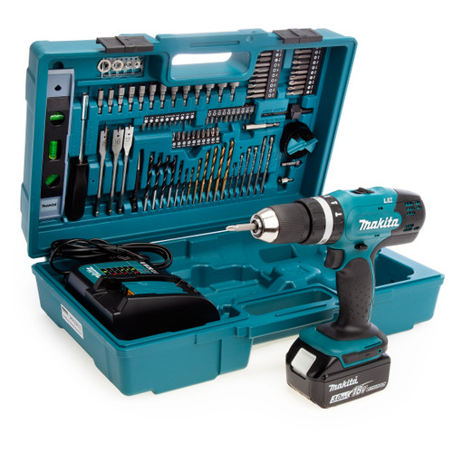 Makita DHP453 18V Li-ion Combi Drill with 101 Piece Accessory Set (1 x 3.0Ah Battery) 5