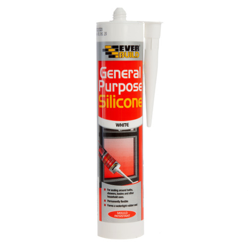 Everbuild GPSWE General Purpose Silicone White 280ml